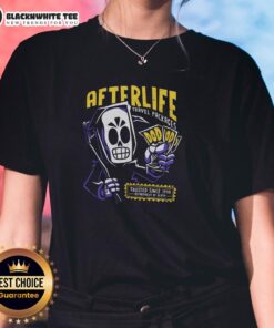 Original Afterlife travel packages tickets for womens tee, trusted since 1998, featuring vibrant design and quality fabric.