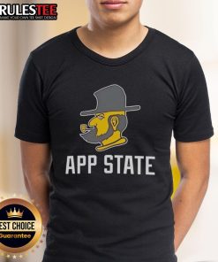 Alt Text: Original Appalachian State Mountaineers logo t-shirt featuring bold graphics and vibrant colors, perfect for fans.