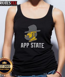 Alt Text: Original Appalachian State Mountaineers logo tank top featuring bold graphics and a comfortable design for fans.