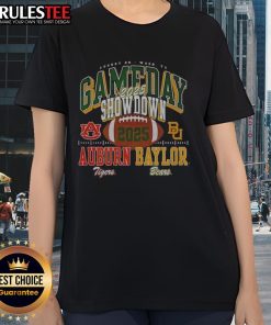 Original Baylor Bears vs Auburn Tigers 2025 Gameday Showdown Football Ladies Tee in vibrant colors and stylish design.