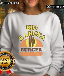 Original Big Kahuna Burger sweatshirt featuring bold logo and comfortable design, perfect for fans of the iconic burger.