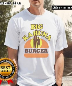 Original Big Kahuna Burger T-Shirt featuring bold graphics and vibrant colors, perfect for fans of classic movie memorabilia.