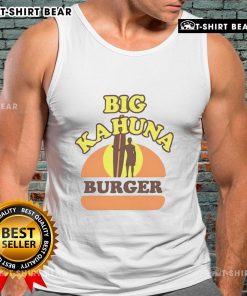 Original Big Kahuna Burger tank top featuring vibrant graphics and a relaxed fit, perfect for fans of Hawaiian cuisine.