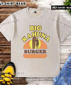 Original Big Kahuna Burger washed t-shirt featuring a vibrant design, perfect for casual wear and burger enthusiasts.