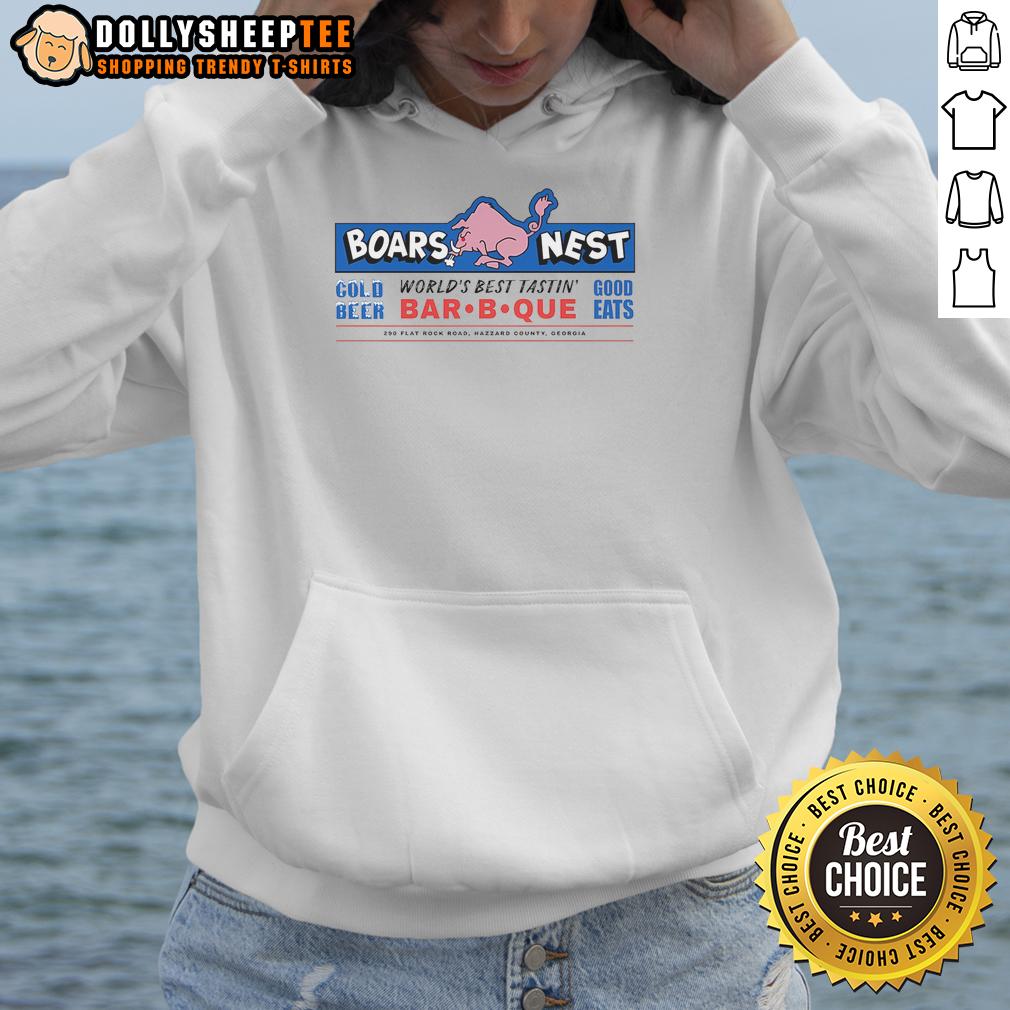 Original Boars Nest World'S Best Tastin' Bar B Que Hoodie Original Boars Nest World's Best Tasting Bar-B-Que hoodie featuring a vibrant design and cozy fit for BBQ lovers.
