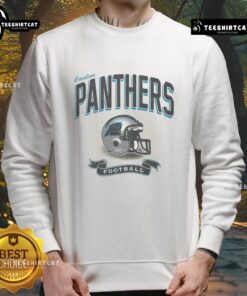 Original Carolina Panthers Historic Prime Play Sweatshirt in black with team logo, perfect for fans and collectors.