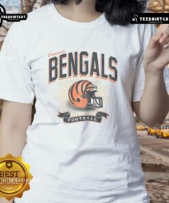 Original Cincinnati Bengals Historic Prime Play Ladies Tee featuring vibrant team colors and logo for stylish fan wear.