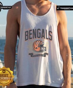 Alt Text: Original Cincinnati Bengals Historic Prime Play Tank Top showcasing team pride and vintage sports style.