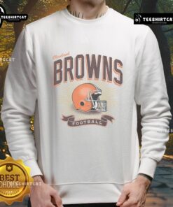 Original Cleveland Browns Historic Prime Play Sweatshirt showcasing team colors and logo, perfect for fans and collectors.
