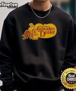Alt Text: Original Cracker Barrel Johnny Cupcakes dealer sweatshirt featuring a vintage design and cozy fit, perfect for fans.