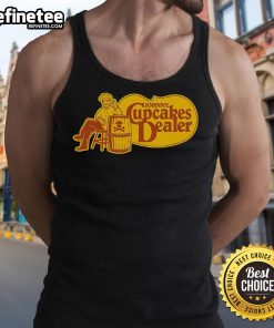 Original Cracker Barrel Johnny Cupcakes dealer tank top featuring a unique design, perfect for trendy casual wear.