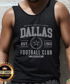 Original Dallas Cowboys Football Club tank top featuring team logo, perfect for fans and casual wear.