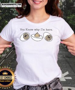 Original Deviled Egg t-shirt featuring fun slogan, perfect for egg lovers and casual wear enthusiasts.