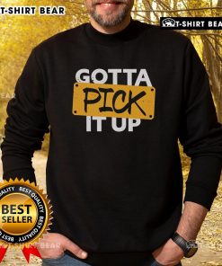 Original Gotta Pick It Up The Challenge Sweatshirt in vibrant colors, perfect for casual wear and fitness enthusiasts.