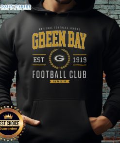 Original Green Bay Packers football club hoodie featuring team logo and colors, perfect for fans and cold weather.