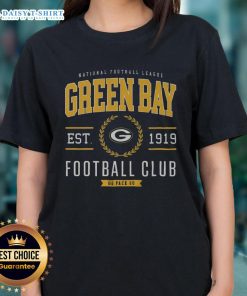 Original Green Bay Packers Football Club ladies tee featuring vibrant team colors and logo, perfect for fans.