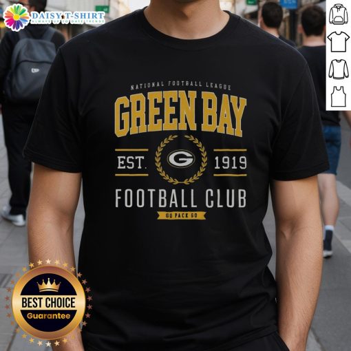 Original Green Bay Packers Football Club T-Shirt featuring team colors and logo, perfect for fans and collectors.