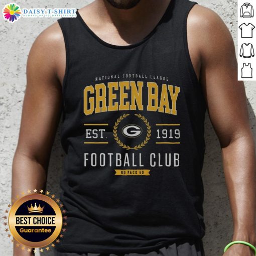 Alt Text: Stylish Original Green Bay Packers Football Club tank top in green, perfect for game day or casual wear.