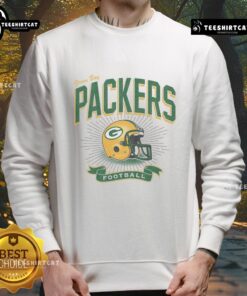 Alt Text: Original Green Bay Packers Historic Prime Play Sweatshirt featuring team logo and vintage design for fans.