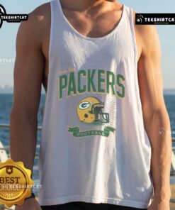Original Green Bay Packers Historic Prime Play Tank Top showcasing team colors and logo, perfect for fans.