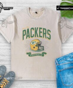 Original Green Bay Packers Historic Prime Play Washed T-Shirt featuring team logo and vintage design for fans.