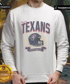 Alt Text: Original Houston Texans Historic Prime Play Sweatshirt featuring team logo and vibrant colors for fans.
