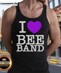 Original I Heart Bee Band Tank Top featuring a stylish design and vibrant colors, perfect for bee lovers and music fans.