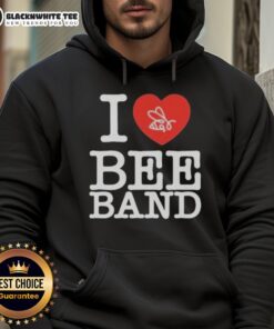 Original I Love Bee Band Heart Hoodie in vibrant colors, perfect for fans of the band and stylish casual wear.