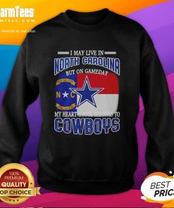 Alt Text: Dallas Cowboys sweatshirt for fans in North Carolina, showcasing team spirit on game day.