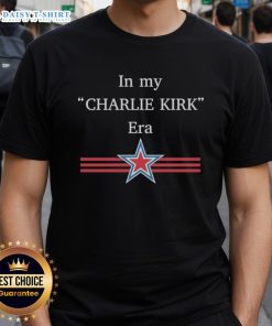 Alt Text: Original In My Charlie Kirk Era Star T-Shirt featuring a vibrant star design, perfect for fans and collectors.