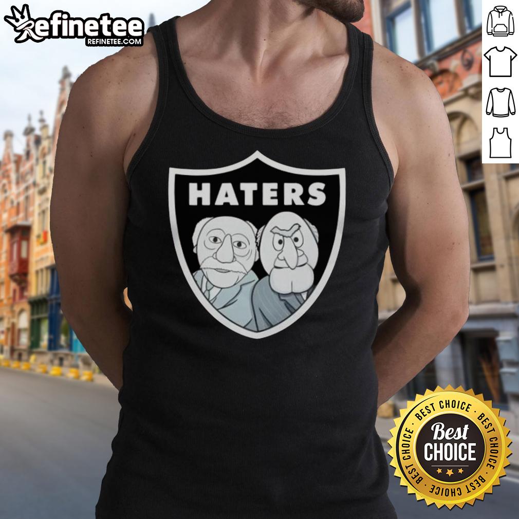 Original Just Boo Baby Haters Tank Top Original Just Boo Baby Haters Tank Top in black with bold white lettering for a stylish, playful look.