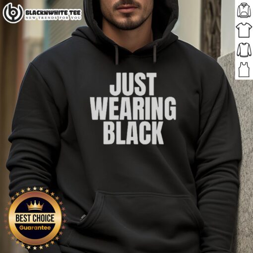 Person wearing a black Killing Heidi hoodie, showcasing the original design and stylish streetwear fashion.