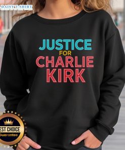 Original Justice For Charlie Kirk Pray Tribute Sweatshirt featuring bold text and a stylish design for supporters.