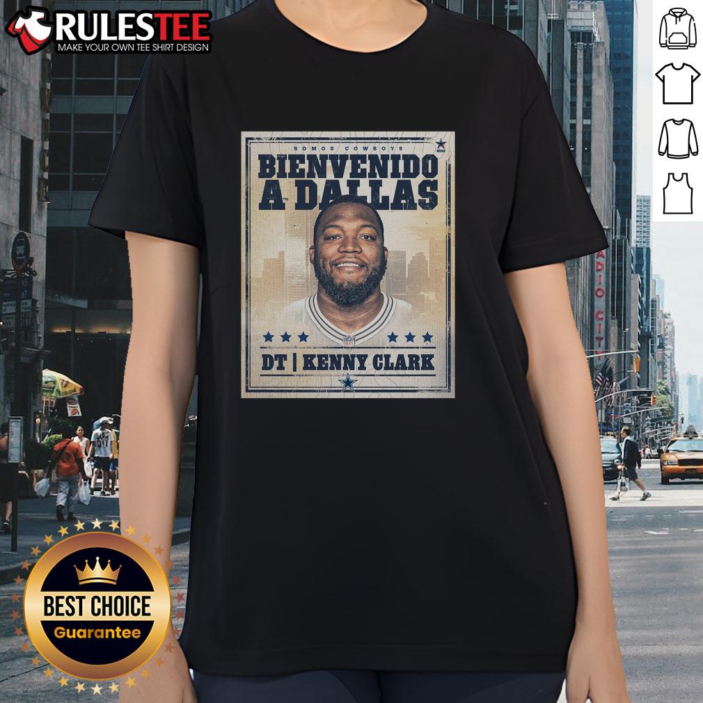 Original Kenny Clark Welcome To Dallas Cowboys Graphic Ladies Tee Original Kenny Clark Welcome to Dallas Cowboys graphic ladies tee featuring vibrant design and team colors.