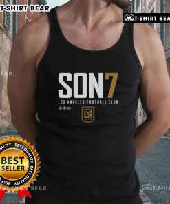 Original Los Angeles FC Son Heung-Min 7 Player Elite Tank Top featuring vibrant design and sportswear style.