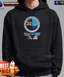 Original Michigan Wolverines hoodie for Saturdays and Detroit Lions hoodie for Sundays, perfect for sports fans.