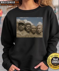 Original Mt. Rushmore of Jacksons sweatshirt featuring iconic Jackson family tribute design in vibrant colors.