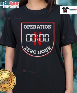 Original Nebraska Huskers Operation Zero Hour Ladies Tee featuring vibrant team colors and stylish design for fans.