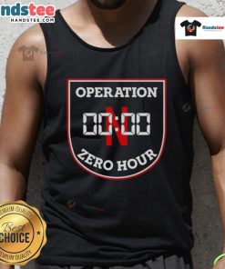 Original Nebraska Huskers Operation Zero Hour Tank Top featuring team colors and logo for fans of college sports.