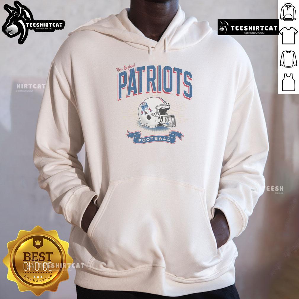 Original New England Patriots Historic Prime Play Hoodie Alt Text: Original New England Patriots Historic Prime Play Hoodie featuring the team's logo and vibrant colors for fans.