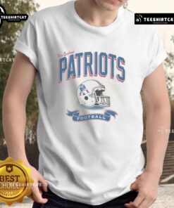 Alt Text: Original New England Patriots Historic Prime Play T-Shirt featuring team logo and vintage design for fans.