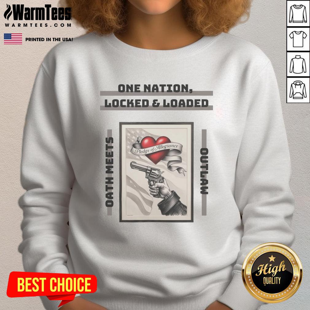 Original One Nation Locked And Loaded Sweatshirt Original One Nation Locked and Loaded Sweatshirt in black, featuring a bold graphic design and a comfortable fit.