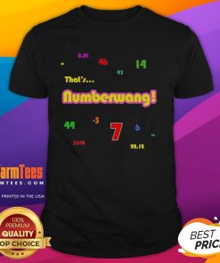 Original Powerball Numbers Numberwang T-Shirt featuring bold graphics and a playful design for lottery enthusiasts.