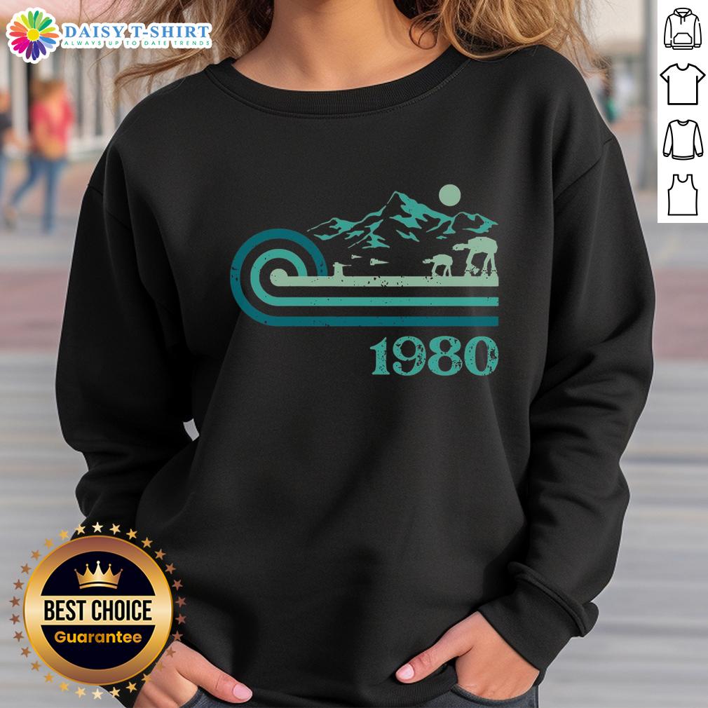 Original Retro Vintage Base 1980 Sweatshirt Original Retro Vintage Base 1980 Sweatshirt in vibrant colors, showcasing classic 80s fashion style.