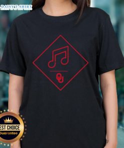 Alt Text: Original Saint Joseph Oklahoma Sooners Band Ladies Tee featuring vibrant team colors and stylish design.