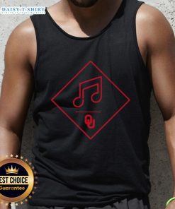 Alt Text: Original Saint Joseph Oklahoma Sooners Band tank top featuring vibrant team colors and a stylish design for fans.