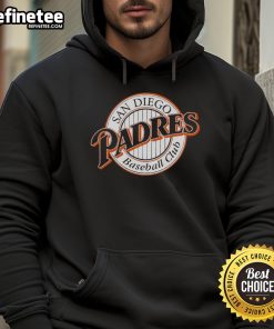 Original San Diego Padres Baseball Club Logo Hoodie with vibrant colors and team branding, perfect for fans.