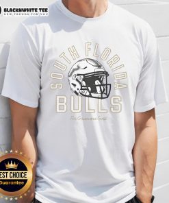 Original South Florida Bulls Football green and gold t-shirt featuring team logo and vibrant design, perfect for fans.