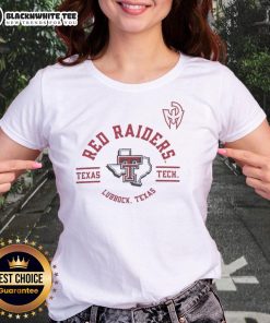 Alt Text: Original Texas Tech 2025 Mahomes Galvanized Iced Lubbock Red Raiders ladies tee showcasing team spirit and style.