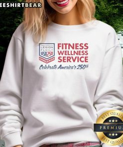 Original The American Legion's Celebration of America's 250th sweatshirt featuring patriotic design and vibrant colors.